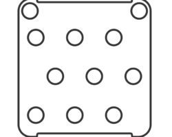 Use the transparent Beehive to avoid inadvertent touches on the adjacent keys on the Key-X Keyboard.