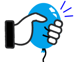 Control Key-X or write in the TelepatiX app by blowing into a flexible tube or by squeezing a common rubber balloon with any part of the body.