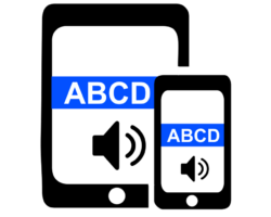 Write sentences in TelepatiX with the blink of the eye or light-touching anywhere on the screen of your mobile device and the app will speak for you.